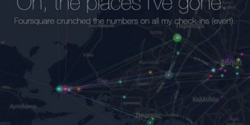 Foursquare: Oh the places I’ve gone…