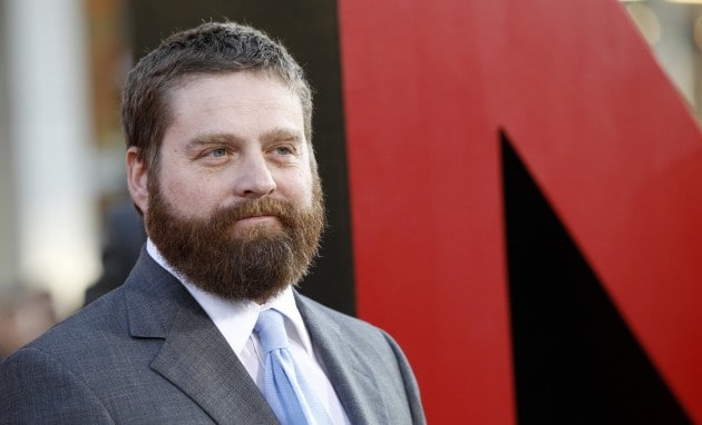 Galifianakis poses at the premiere of "The Hangover Part II" at Grauman's Chinese theatre in Hollywood